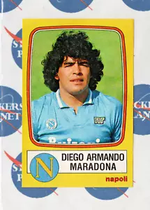 FIGURINA CALCIATORI PANINI 1985/86 N.176 DIEGO ARMANDO MARADONA REMOVED - Foto 1 di 1