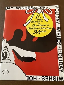 Boscov's Coloring Book The Very Merry Christmas Of Michael Morton Moose Rare - Picture 1 of 7