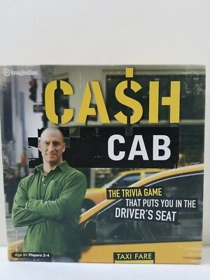 Imagination Cash Cab Trivia Board Game, Ben Bailey Taxi - New York City Used - Image 1 of 4