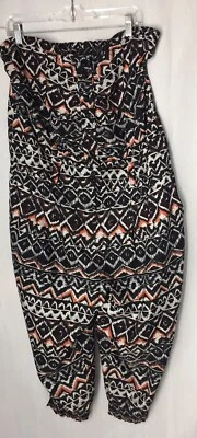 Love Chesley 2x Mameluco Multicolor Hombros Abiertos Botones Delanteros Bolsillos Reunidos Foto 1 de 4