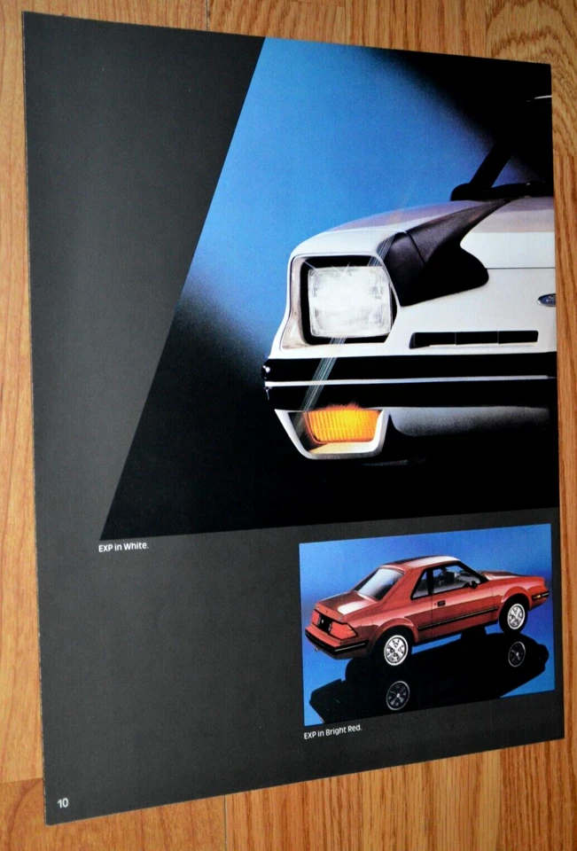 1983 FORD EXP FIRST LOOK ORIGINAL DEALER ADVERTISEMENT PRINT AD 83 - Image 1 of 1
