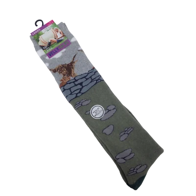 Highland корова дизайн Wellington загрузки носки с лайкры женщины новый Великобритании 4-7 ЕС 37-41 - Изображение 1 из 3