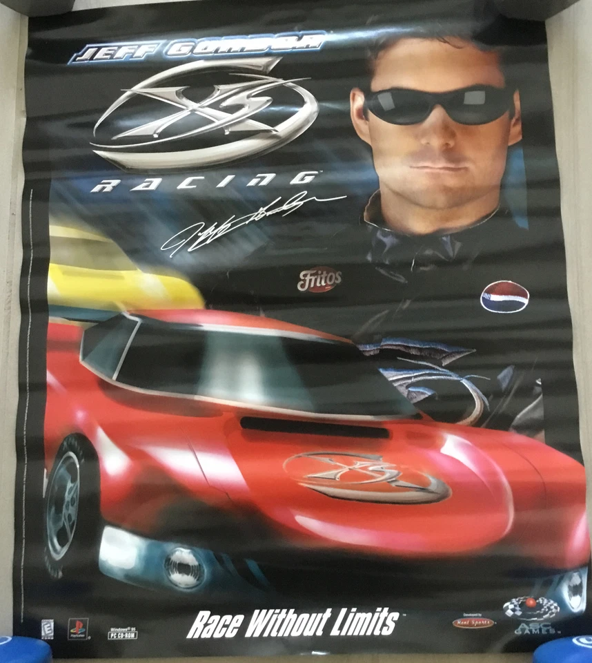 Póster Nascar Jeff Gordon Racing "CARRERA SIN LÍMITES" - 22" X 18" Foto 1 de 1