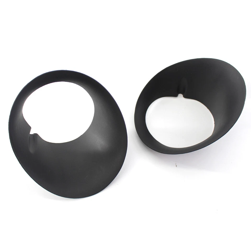 Black Replacement Fog Light Lamp Trim Cover Bezel L+R for 02-08 Dodge Ram Truck - Image 1 of 4