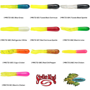 Strike King Panfish Mr. Crappie Tube Choose Any 10 Colors MRCT2 Fishing Lures