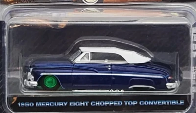 CHASE GREENLIGHT LOWRIDERS 1:64 1950 MERCURY OITO PICADO TOP UP CONVERSÍVEL!!! - Imagem 1 de 2