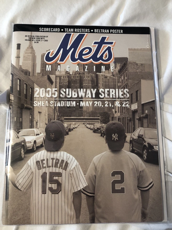 Mets Magazine Subway Series Shea Stadium 2005. Mint Free Shipping. - Image 1 of 1