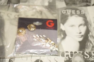 NEU MIT ETIKETT G GUESS SCHLÜSSEL/BLUMEN OHRRINGE 211924-21 - Bild 1 von 5