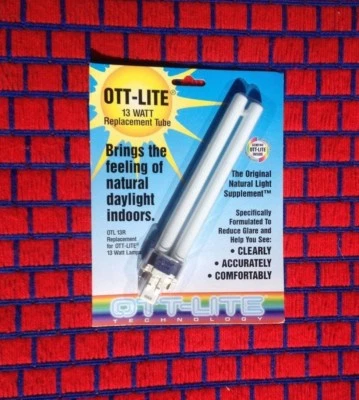 NEW Ott-lite type A replacement 13w light bulb PL13-A fit desk lamp or Vita-Lite - Image 1 of 4