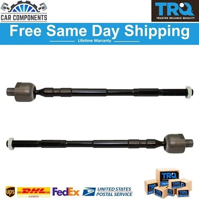 TRQ Inner Tie Rod Set For 2009-2013 Subaru Forester 2015-2019 Legacy Outback WRX - Image 1 of 4