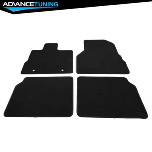 Se adapta a alfombras de nailon negras delanteras y traseras de sedán Chevy 10-17 4 piezas - Imagen 1 de 7