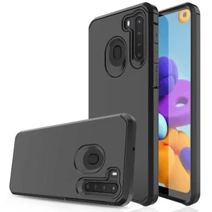 Für Samsung Galaxy A50 Shockproof Armor Hybrid Robust Cover Hülle - Schwarz - Bild 1 von 2