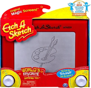 Etch a Sketch Classic, Drawing Toy with Magic Screen, for Ages 3 and up Style - Picture 1 of 9