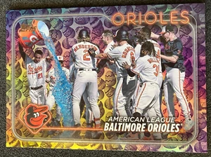 2024 Topps #192 Baltimore Orioles Team Card Easter Eggs SP. Gunnar Henderson - Picture 1 of 2