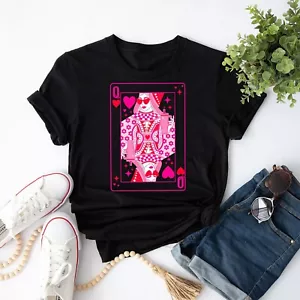 Queen of hearts valentine's day Sweatshirt T-Shirt - Picture 1 of 36