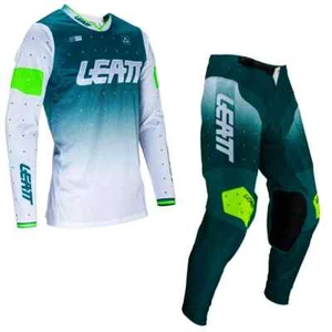 LEATT 4.5 GEARSET MOTOCROSS KIT ADULT ACID OFFROAD MX JERSEY PANT COMBO ENDURO - Picture 1 of 3