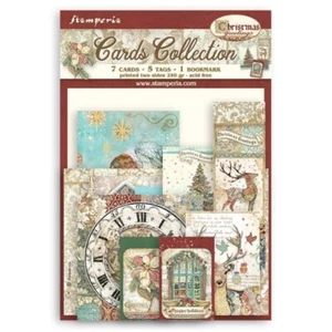 Stamperia Cards Collection Christmas Greetings - Picture 1 of 2