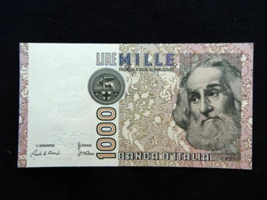 1984 Italy Banknote 1000 lire Marco Polo  UNC GEM great quality consecutive - Picture 1 of 4