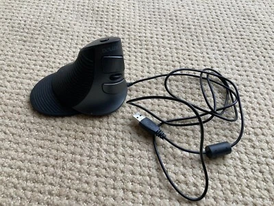 DELUX M618 ERGONOMIC OPTICAL VERTICAL MOUSE USB FOR DESKTOP LAPTOP - Image 1 of 4