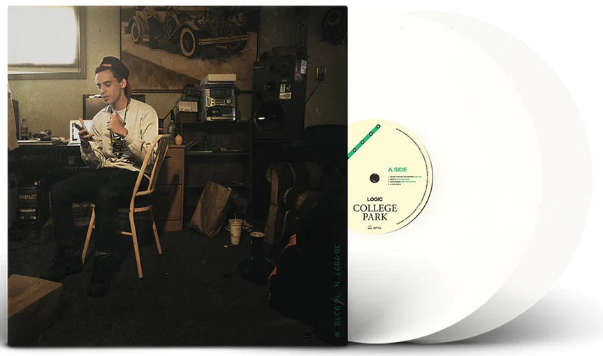 Logic College Park LP AUTOGRAPH Exclusive White Vinyl Signed NEW SEALED IN HAND - Image 1 of 1