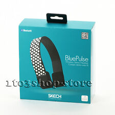 Skech BluePulse Bluetooth HandsFree Wireless Headphones Headsets Black/White Dot