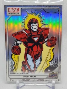 Iron Man #123 2023 Upper Deck Marvel Platinum Rainbow Parallel - Picture 1 of 2