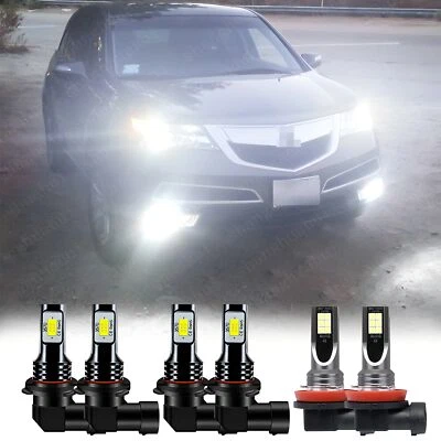 Combo de faros antiniebla de haz alto bajo 6000K LED para Acura RDX 2013-2015 Foto 1 de 4