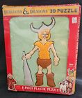 1984 Illco Dungeons & Dragons cartoon BOBBY plastic puzzle w/ original box RARE