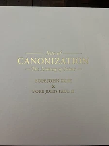 Heiligsprechungsritus: Benennung der Heiligen - Papst Johannes (2014, Hardcover) - Bild 1 von 2