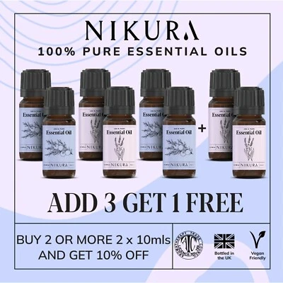 Nikura | Essential Oils 20ml 100% Pure & Natural (Aromatherapy) - Multi Listing - Image 1 of 3
