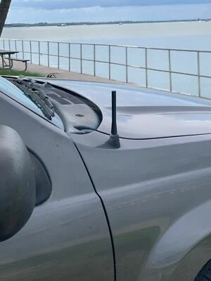 Mástil de antena corto de aluminio negro de 4" AM/FM para Jeep Grand Cherokee 1999-2004 nuevo Foto 1 de 4