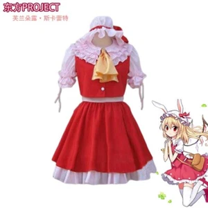 Touhou Project Diablo Escarlata Mansión Flandre Escarlata Disfraz Vestido Regalo - Imagen 1 de 8