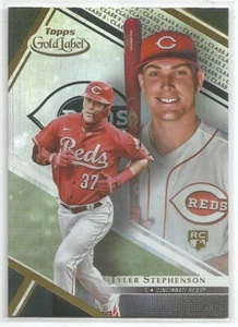 2021 Topps Gold Label Baseball Tyler Stephenson #20 Class 3 Black Parallel - Picture 1 of 2