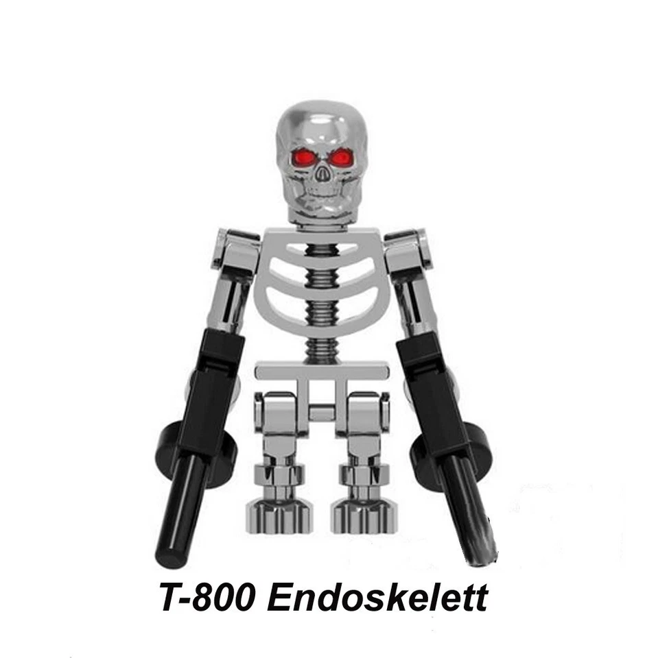 POGO MOC Terminator Endoskeletton Baustein komplett 100% kompatibel COBI KAZI LxxO