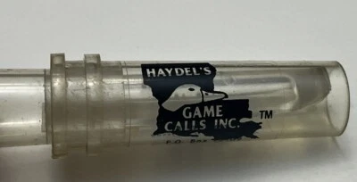 Vintage Haydel’s Game Calls Inc DC-87 Doublereed Mallard Cut-Back Call w/Lanyard - Image 1 of 4