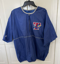 Toronto Blue Jays Baseball Cage Jacket XL Pull Over Men's Shorts  Sleeve.