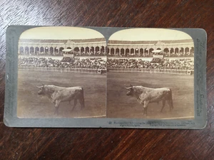 Tarjeta Fotográfica Stereoview, Tauromaquia Sevilla España 1902 Underwood - Imagen 1 de 4