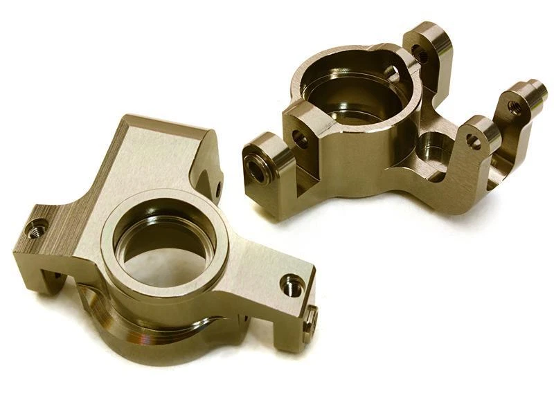 Billet Machined Alloy Front Hub Steering Blocks for Axial Yeti XL - Image 1 of 1