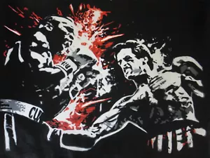 Rocky 40x28 in Oil Painting. NOT print,poster or giclee - Imagen 1 de 11