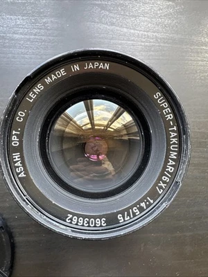 Asahi Pentax Takumar 6x7 75mm F4.5 Super-Multi-Coated Lens - UK Seller - Image 1 of 4