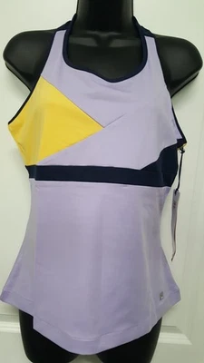Camiseta sin mangas Fila Backspin Racerback Halter para mujer tenis púrpura TW23C159 Foto 1 de 4