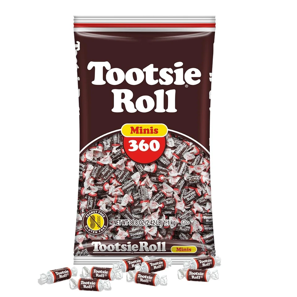 Tootsie Roll Industries 7806 Midgees Original 38.8oz Bag 360 Pieces