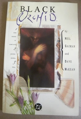 DC Vertigo 1993 Neil Gaiman Dave McKean ORQUÍDEA NEGRA tpb casi nuevo reg $20 qq segunda impresión Foto 1 de 4