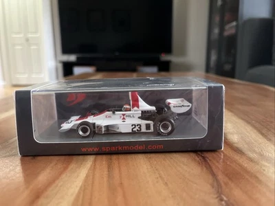 Spark: S5673  Hill GH1 #23  6th Sweden Grand Prix 1975  Tony Brise  1:43 - Image 1 of 4