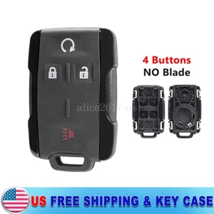Carcasa de llavero remoto para Chevrolet Silverado Colorado 2015-2019 4 botones - Imagen 1 de 7