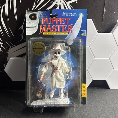 1997 Puppet Master 6'' BLOODY WHITE BLADE Figure Limited 1000 Full Moon New - Image 1 of 4