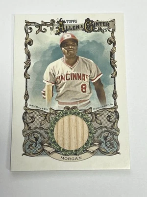 Reliquia de murciélago tamaño completo Joe Morgan 2025 Topps Allen & Ginter #AGR-JMO Reds KG Foto 1 de 2