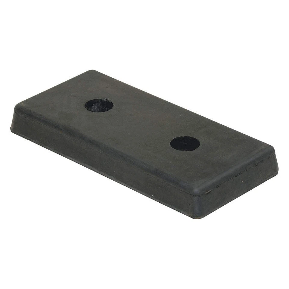 Vestil B-818 Rubber Molded Dock Bumper Rectangular 18 Width 8 Height 2 Depth