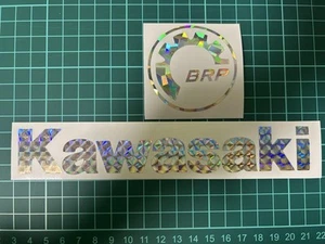 Kawasaki Brp Sticker Hologram Diamond Cut Jet Ski Sea Doo - Picture 1 of 1