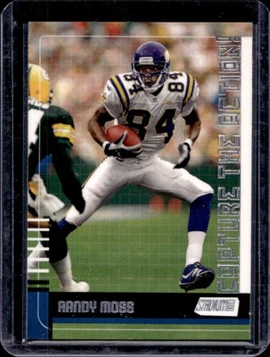 2000 Stadium Club Randy Moss Capture the Action #CA22 Vikings - Image 1 of 2
